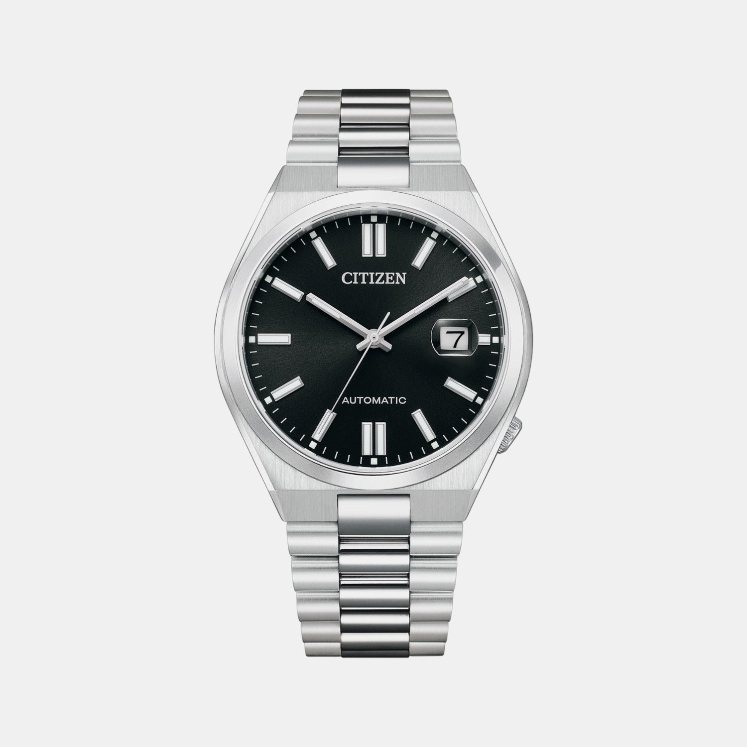 Citizen Tsuyosa Men Automatic Black Dial Analog Stainless Steel Watch Nj0150-81E