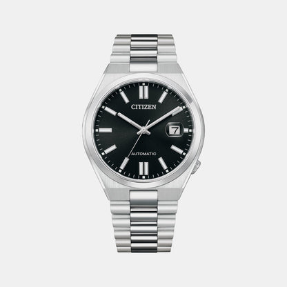 Citizen Tsuyosa Men Automatic Black Dial Analog Stainless Steel Watch Nj0150-81E