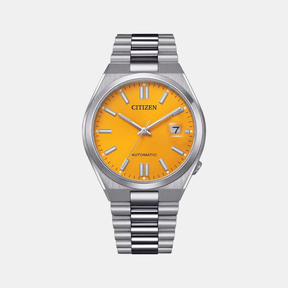 Citizen Tsuyosa Men Automatic Yellow Dial Analog Stainless Steel Nj0150-81Z