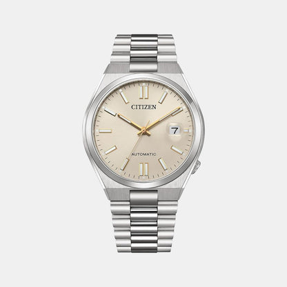 Citizen Tsuyosa Men Automatic Cream Dial Analog Stainless Steel Nj0151-88W