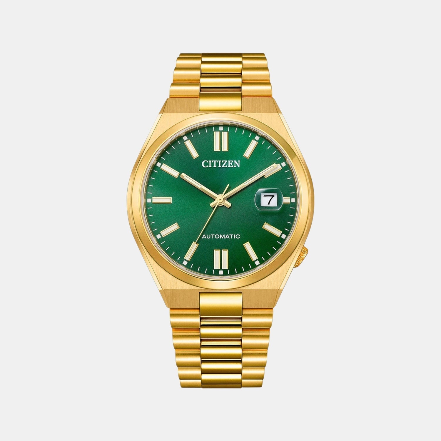 Citizen Tsuyosa Men Automatic Green Dial Analog Stainless Steel Nj0152-51X