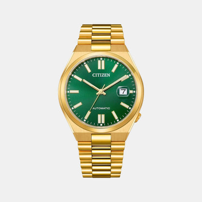 Citizen Tsuyosa Men Automatic Green Dial Analog Stainless Steel Nj0152-51X