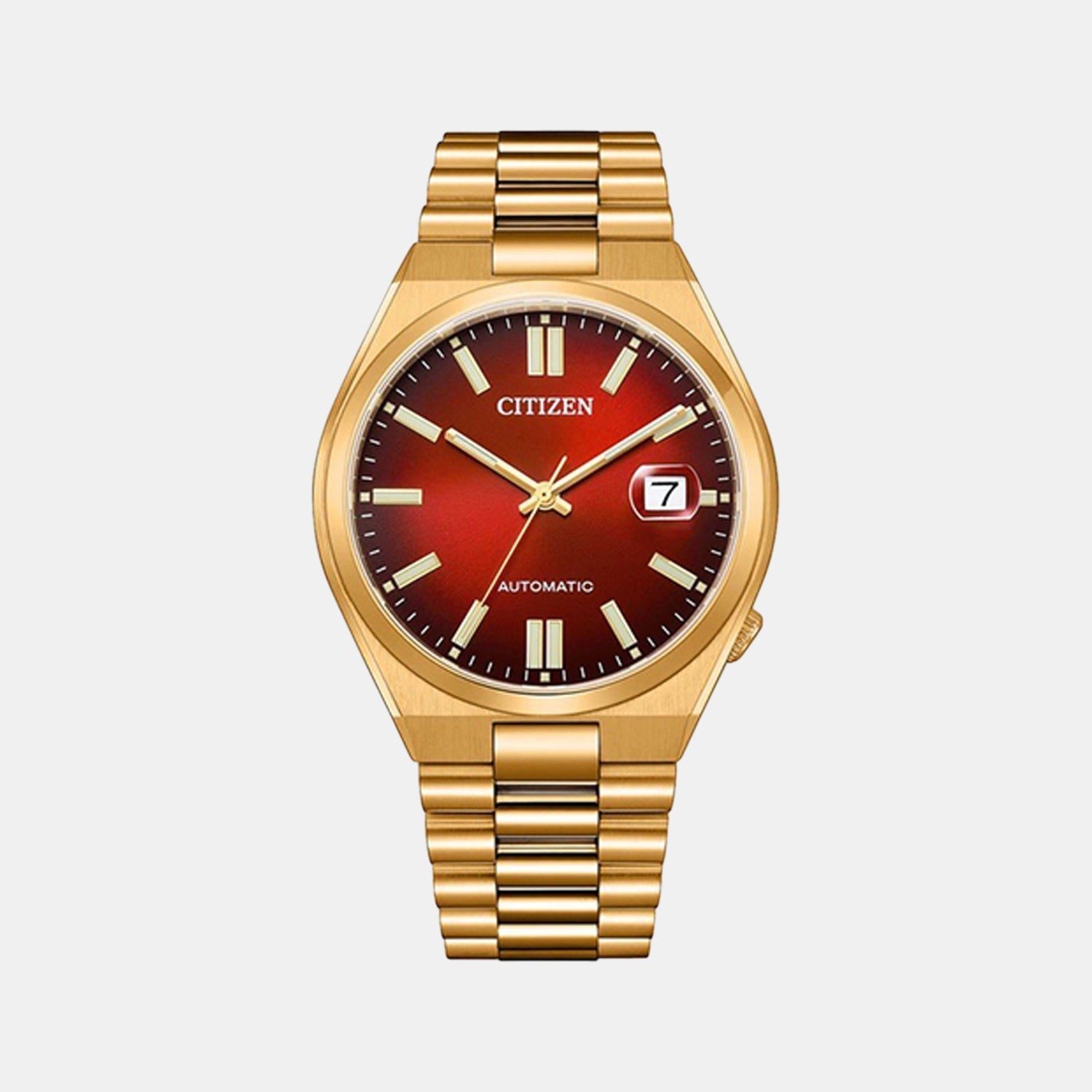 Citizen Tsuyosa Men Automatic Red Dial Analog Stainless Steel Nj0153-82X