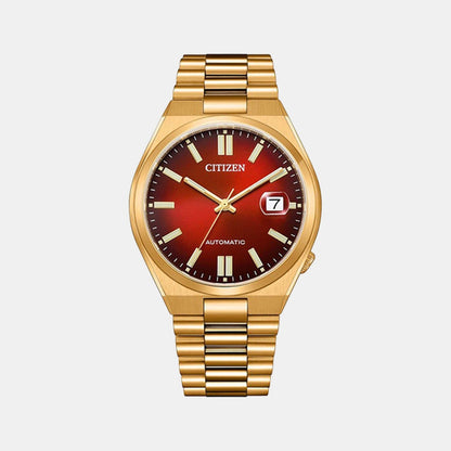 Citizen Tsuyosa Men Automatic Red Dial Analog Stainless Steel Nj0153-82X