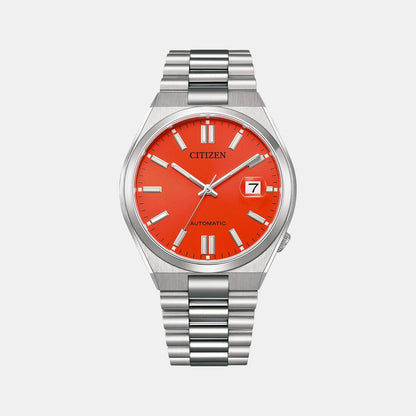 Citizen Tsuyosa Men Automatic Red Dial Analog Stainless Steel Nj0158-89W