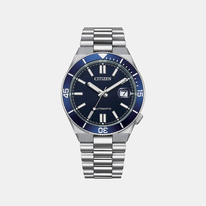 Citizen Tsuyosa Shore Men Automatic Blue Dial Analog Stainless Steel Watch Nj0230-59L