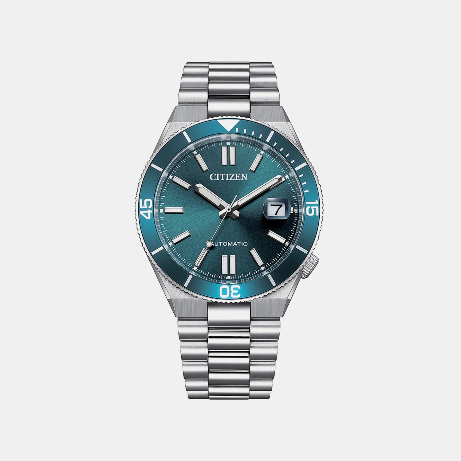 Citizen Tsuyosa Shore Men Automatic Blue Dial Analog Stainless Steel Watch Nj0231-56L