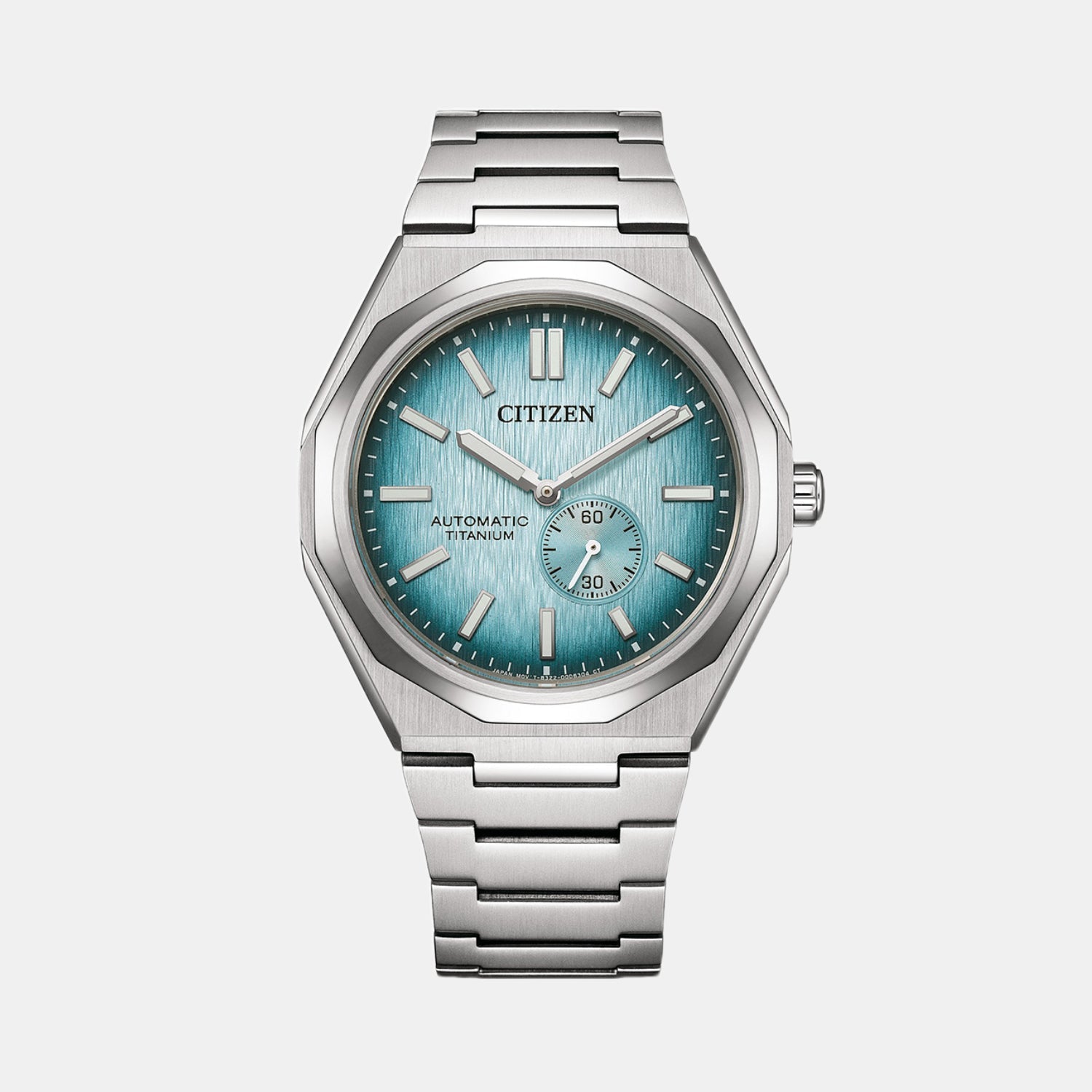 Citizen Zenshin Men Automatic Blue Dial Analog Titanium Watch Nk5020-58L