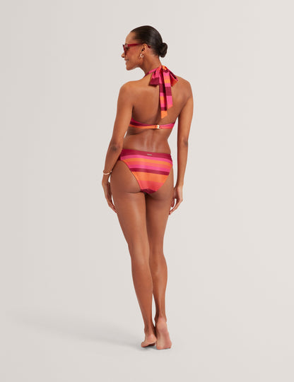Ted Baker Mavenn Striped Halter Neck Padded Bikini Top Women's