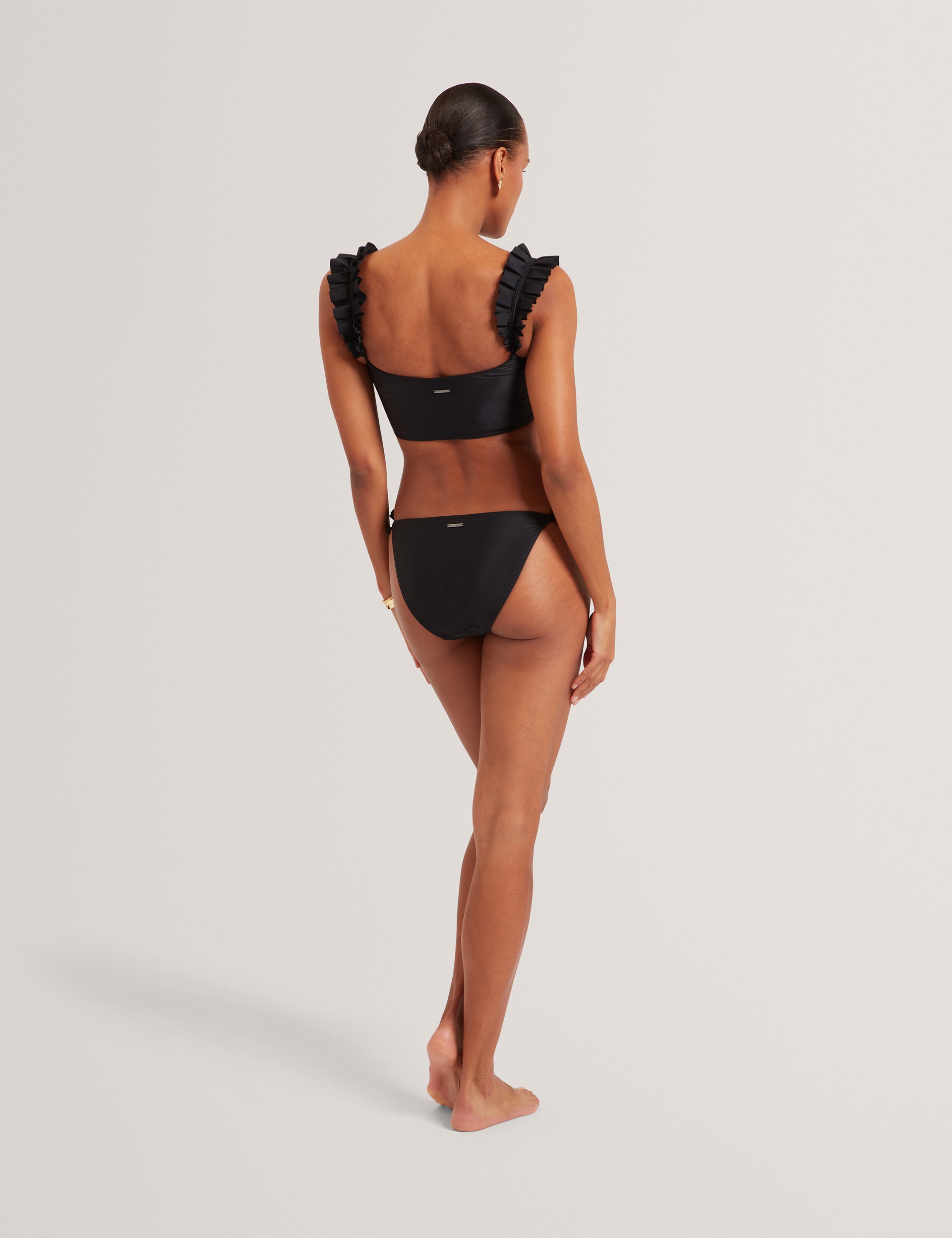Ted Baker Raiinna Ruffled Side Tanga Bikini Bottoms Women's