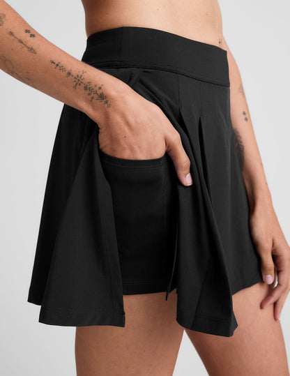 Beyond Yoga Score Pleated Skirt Women's