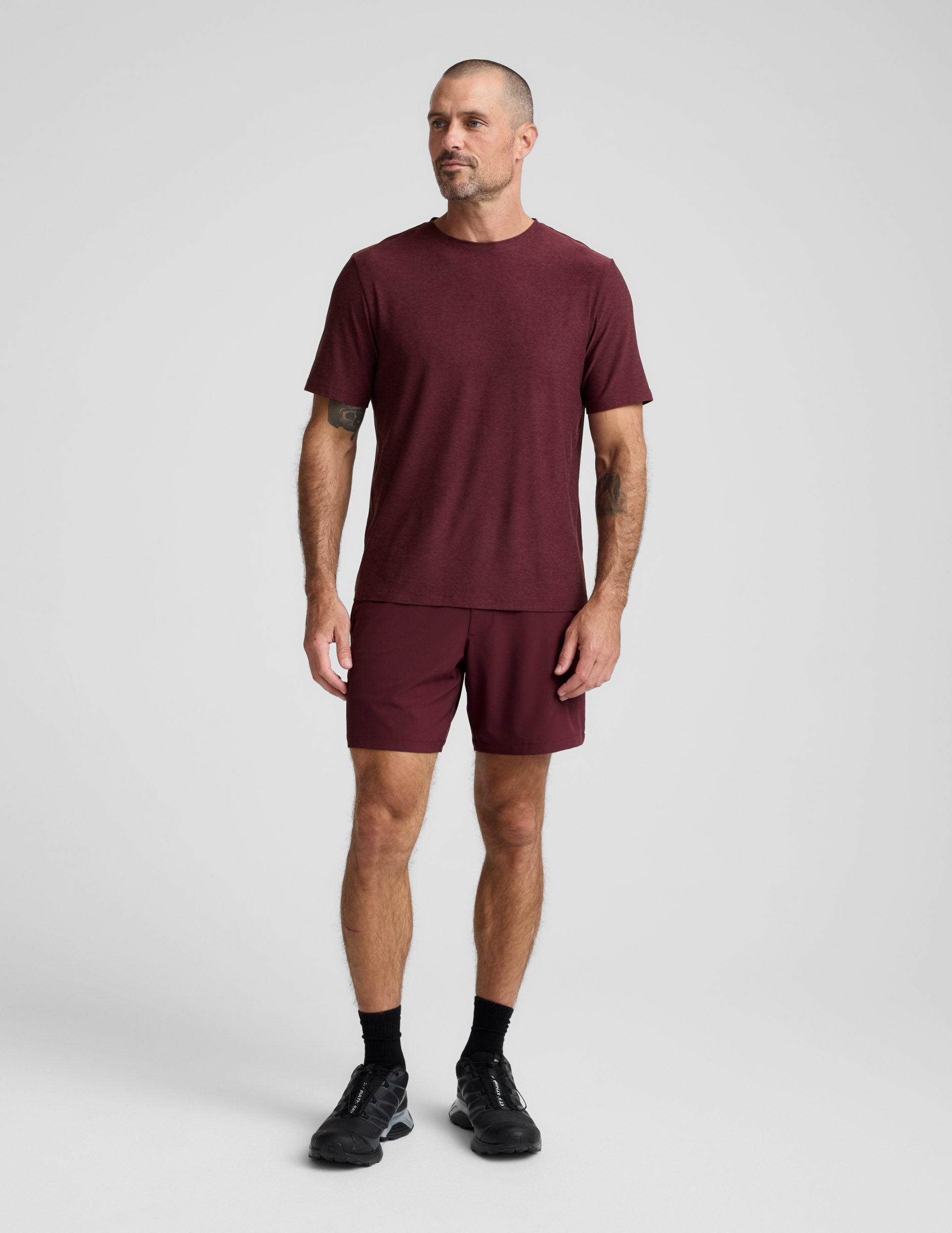 Beyond Yoga Pivotal 20 Mens Lined Short 7