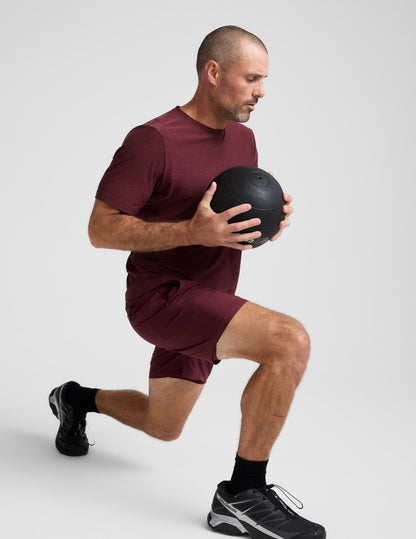Beyond Yoga Pivotal 20 Mens Lined Short 7