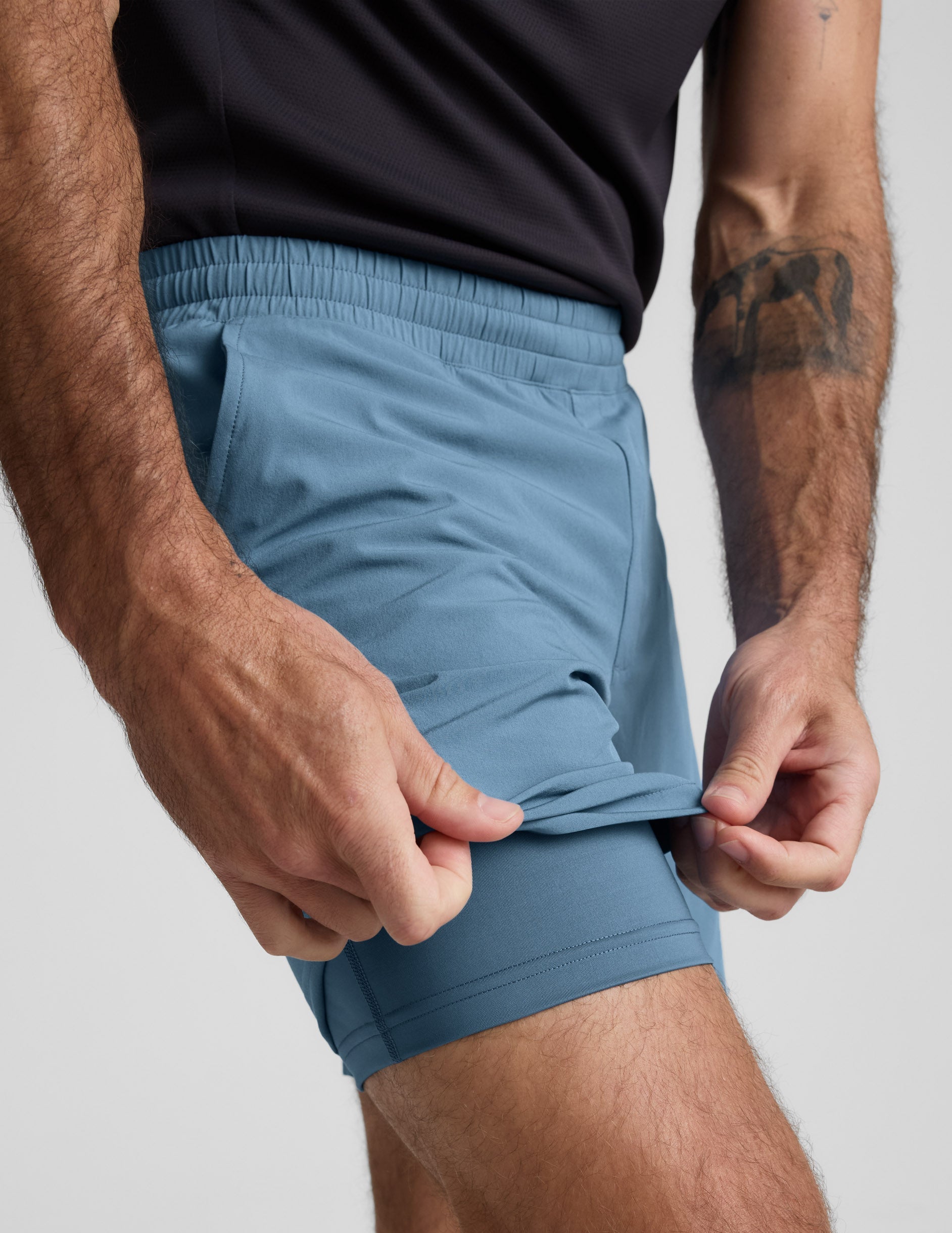 Beyond Yoga Pivotal 20 Mens Lined Short 7
