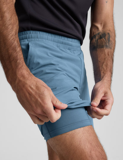 Beyond Yoga Pivotal 20 Mens Lined Short 7