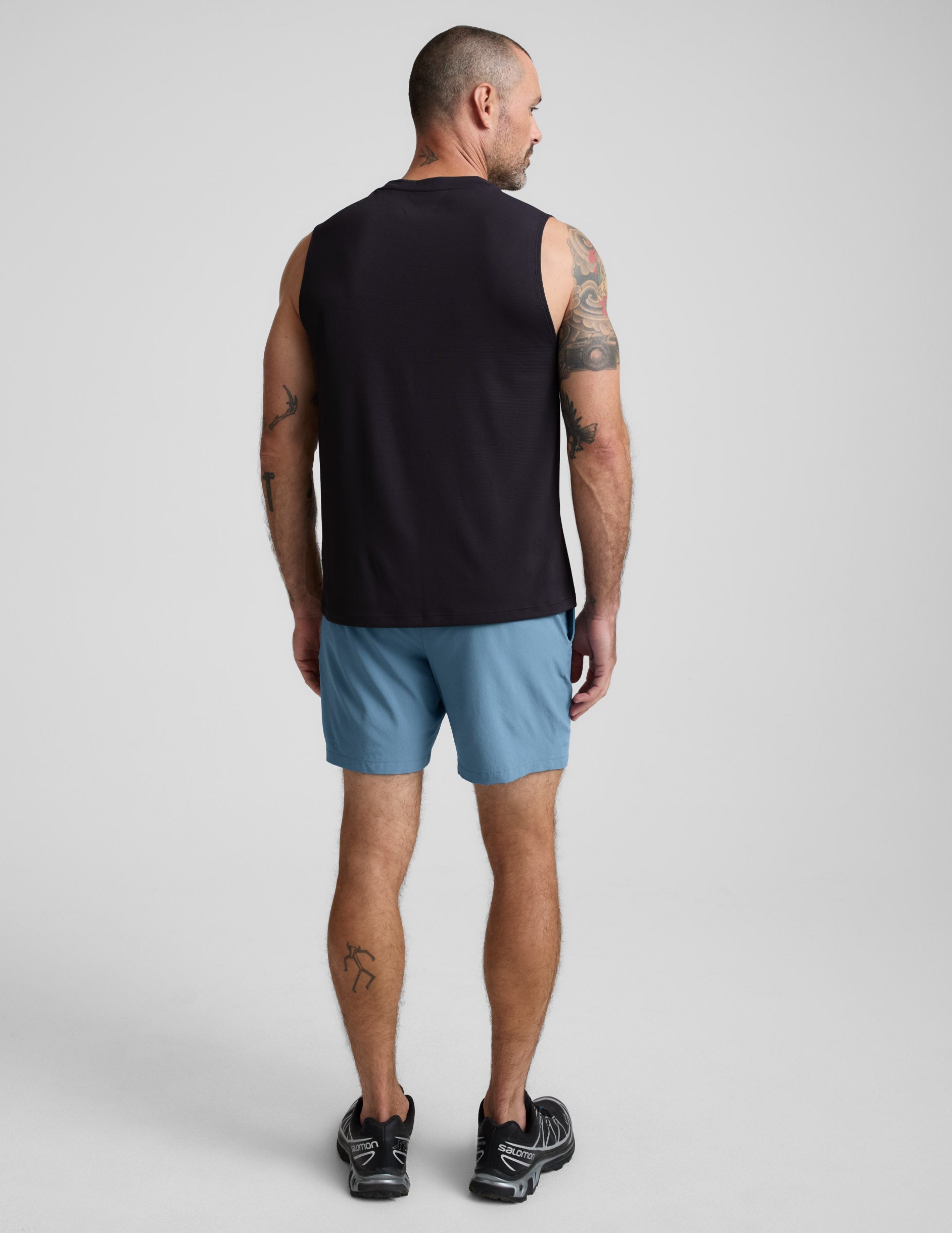 Beyond Yoga Pivotal 20 Mens Lined Short 7
