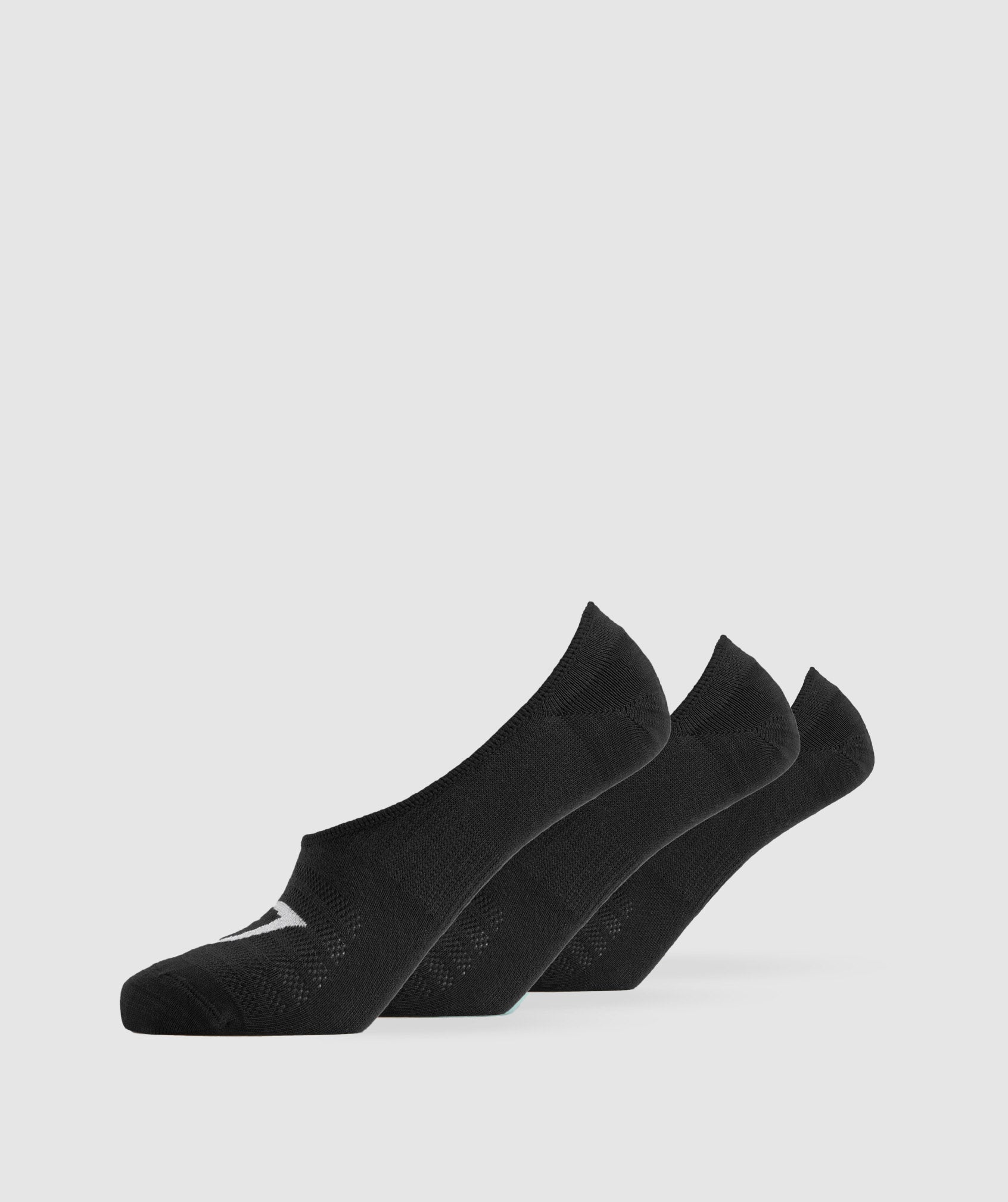 Gymshark No Show Socks 3Pk Black
