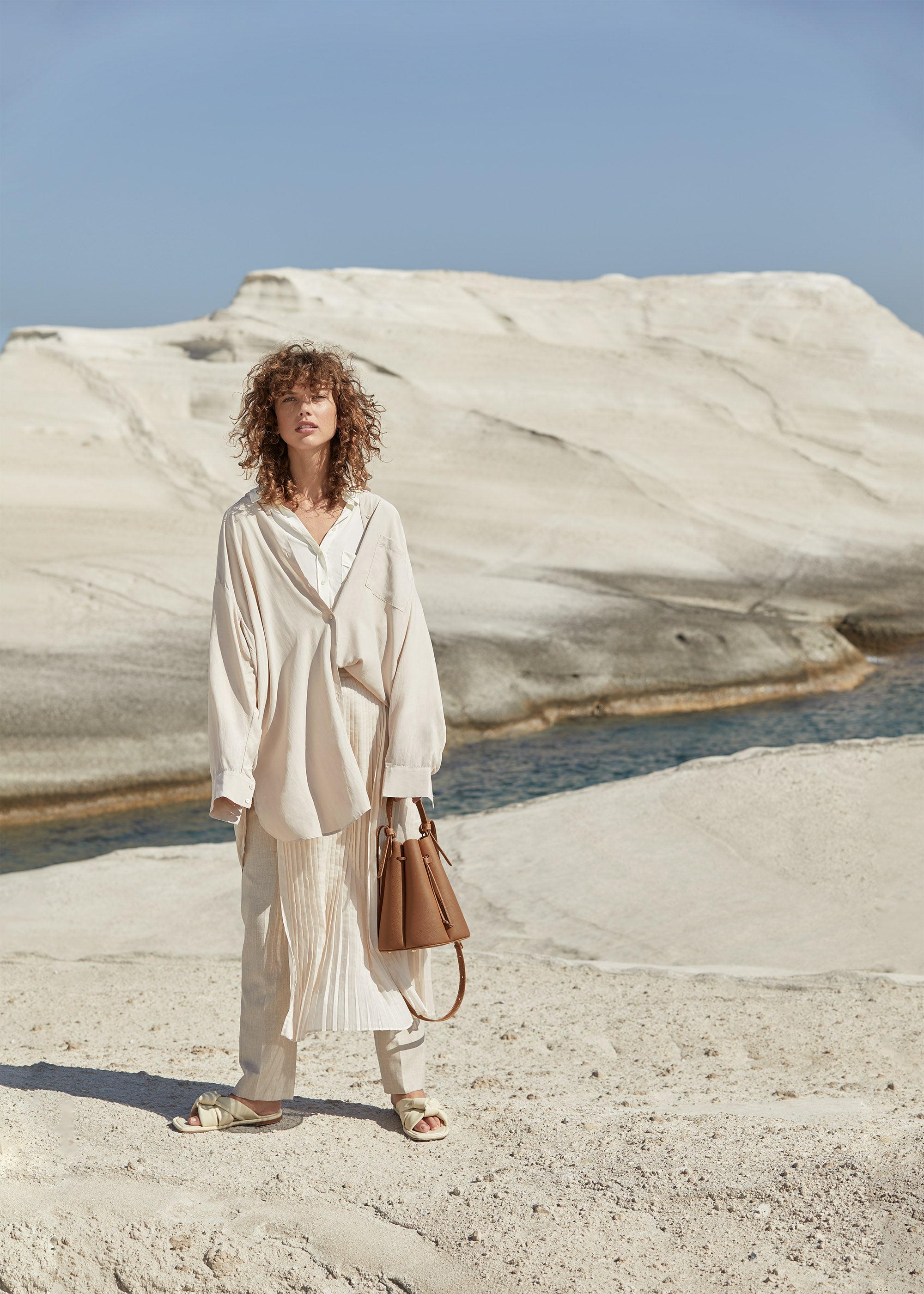 Polene Numero Huit Textured Camel