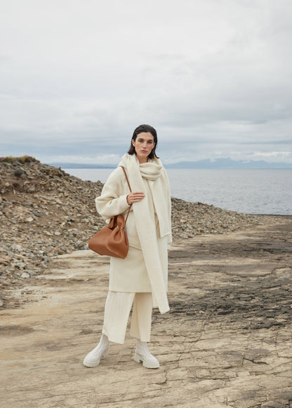 Polene Numero Neuf Textured Camel