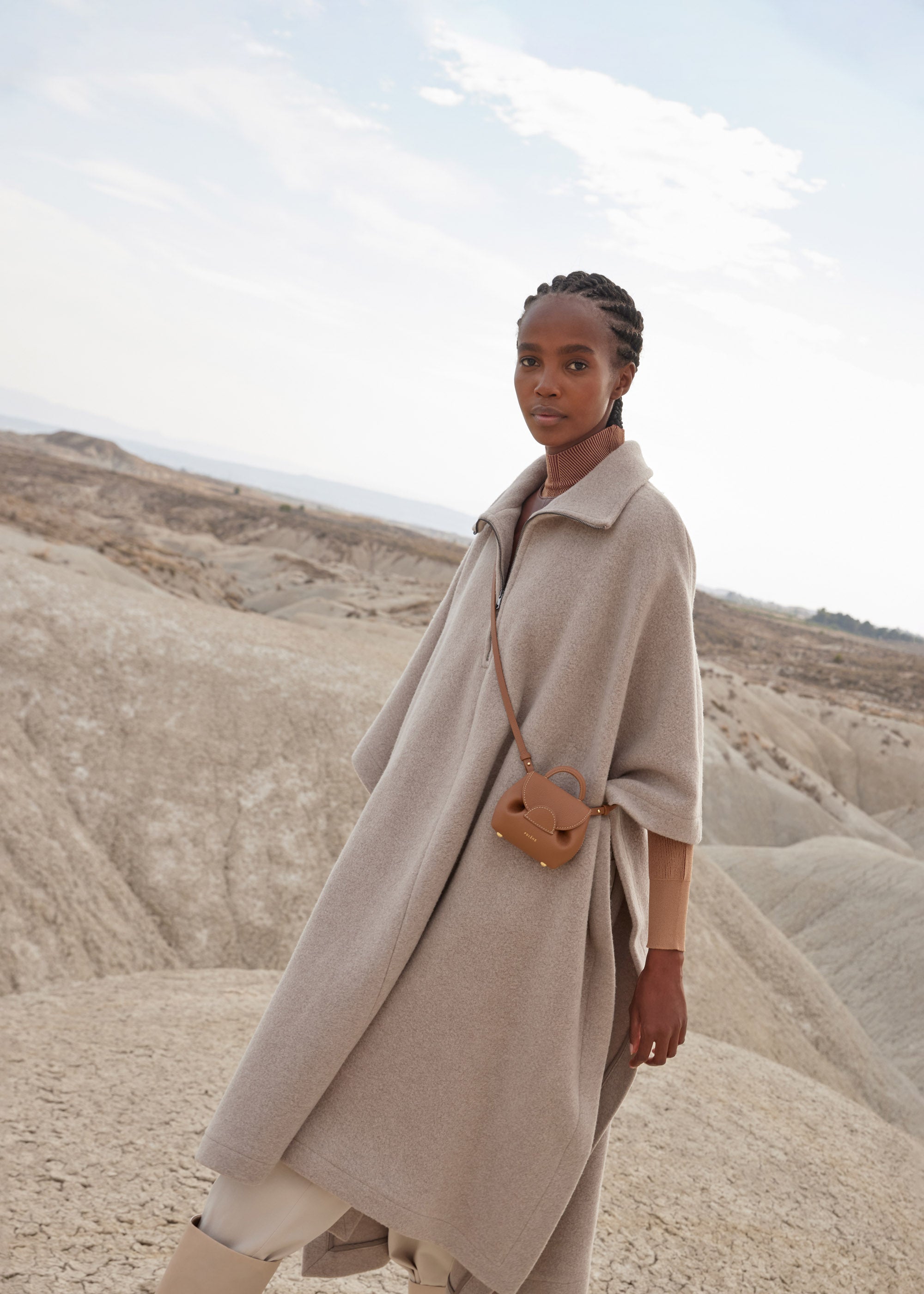 Polene Numero Un Micro Textured Camel