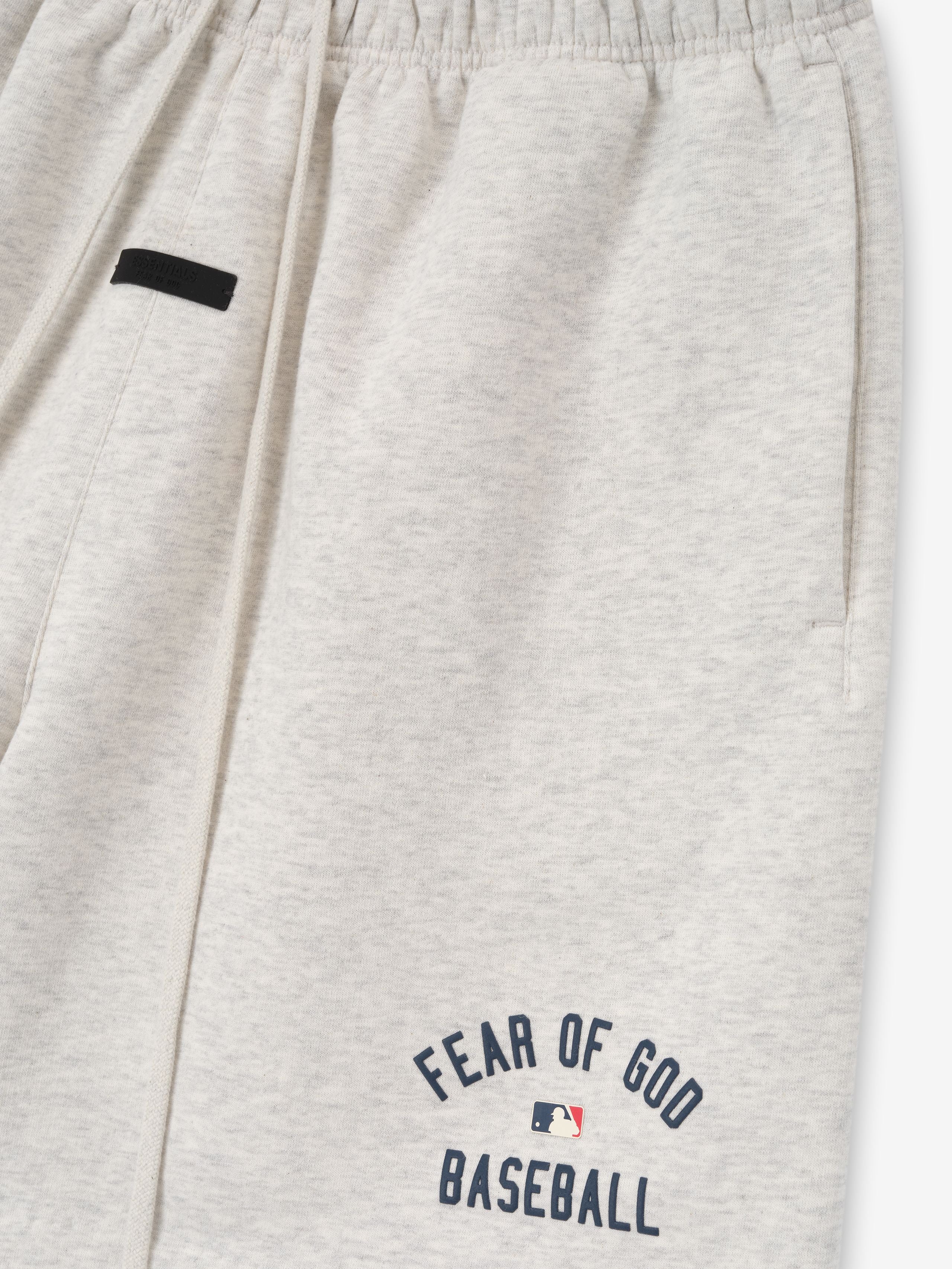Essentials Mlb Classic Sweatshort Heather Oatmeal