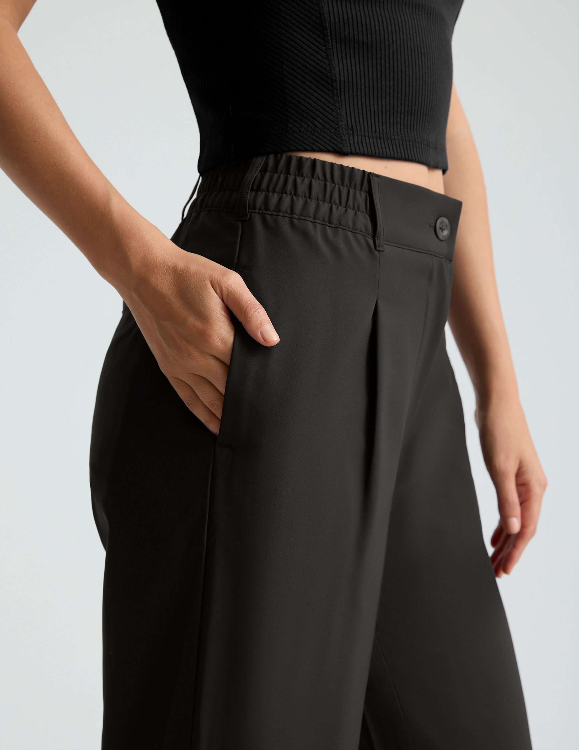 Beyond Yoga Status Wide Leg Trouser 31 Women's