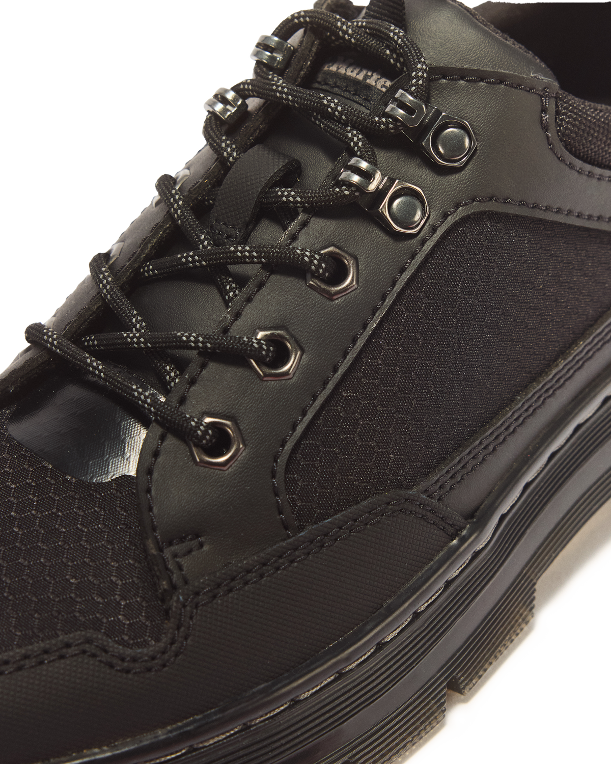 Dr Martens Reeder Mk.02 Canvas & Leather Utility Shoes - Black