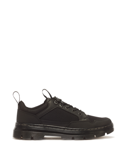 Dr Martens Reeder Mk.02 Canvas & Leather Utility Shoes - Black