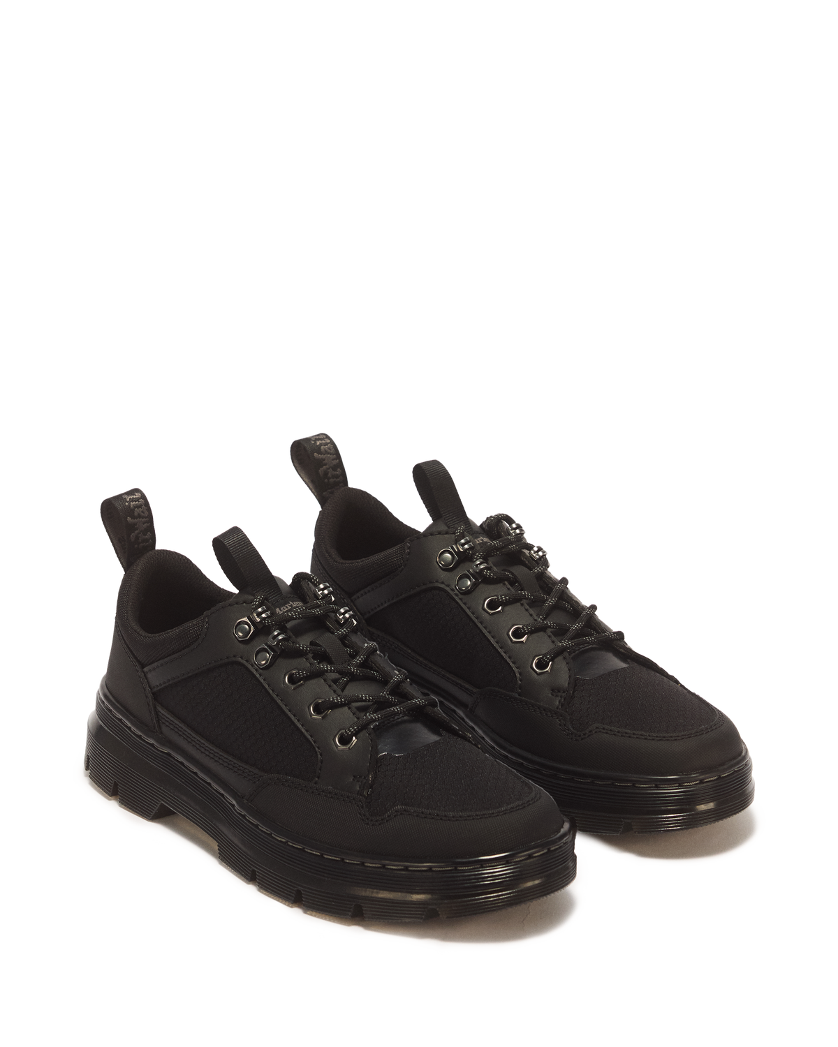 Dr Martens Reeder Mk.02 Canvas & Leather Utility Shoes - Black