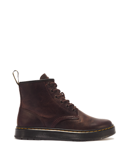 Dr Martens Brookline Chukka Crazy Horse Leather Ankle Boots - Dark Brown