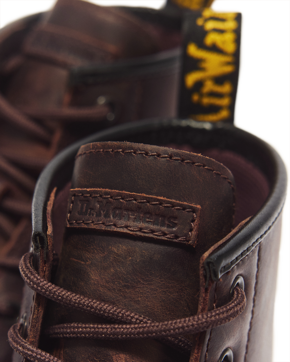 Dr Martens Brookline Chukka Crazy Horse Leather Ankle Boots - Dark Brown