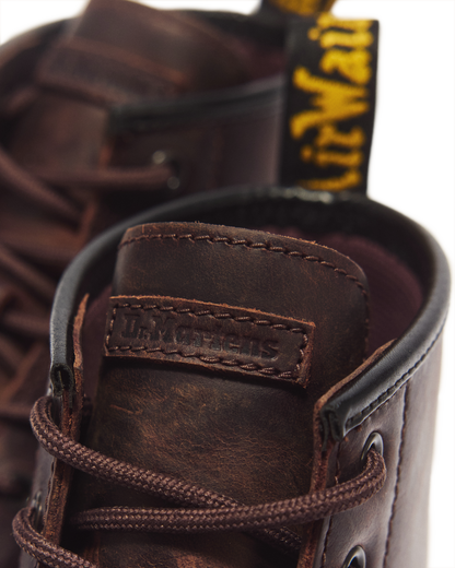 Dr Martens Brookline Chukka Crazy Horse Leather Ankle Boots - Dark Brown