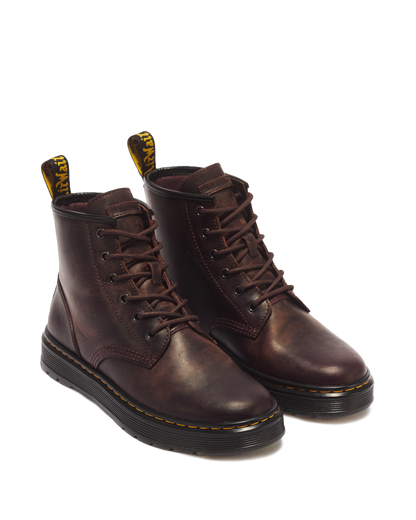 Dr Martens Brookline Chukka Crazy Horse Leather Ankle Boots - Dark Brown