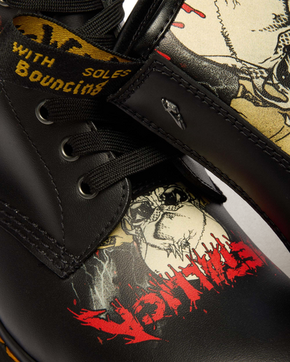 Dr Martens 1460 Metallica Skull Lightning - White+Multi