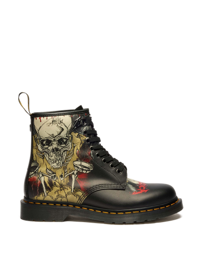 Dr Martens 1460 Metallica Skull Lightning - White+Multi