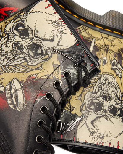Dr Martens 1460 Metallica Skull Lightning - White+Multi