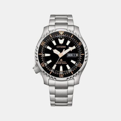 Citizen Promaster Men Automatic Black Dial Analog Stainless Steel Ny0160-66E