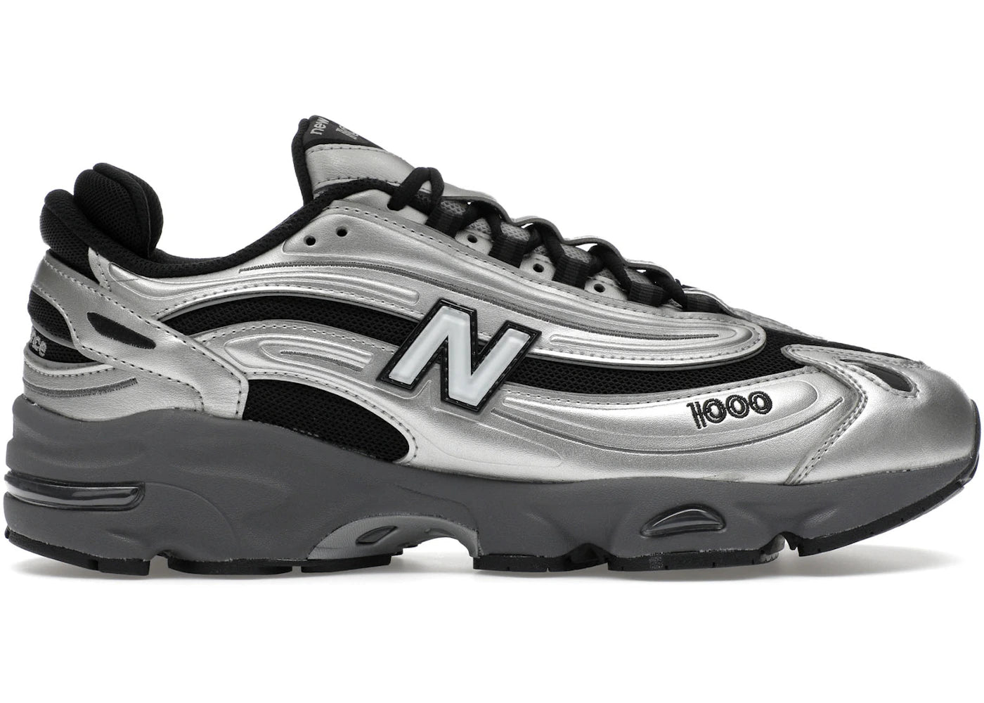 new balance 1000 black silver metallic