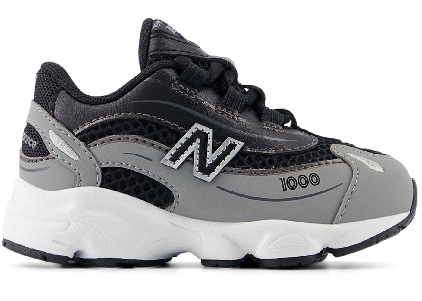 New Balance 1000 Bungee Lace Slate Grey Black (Td)