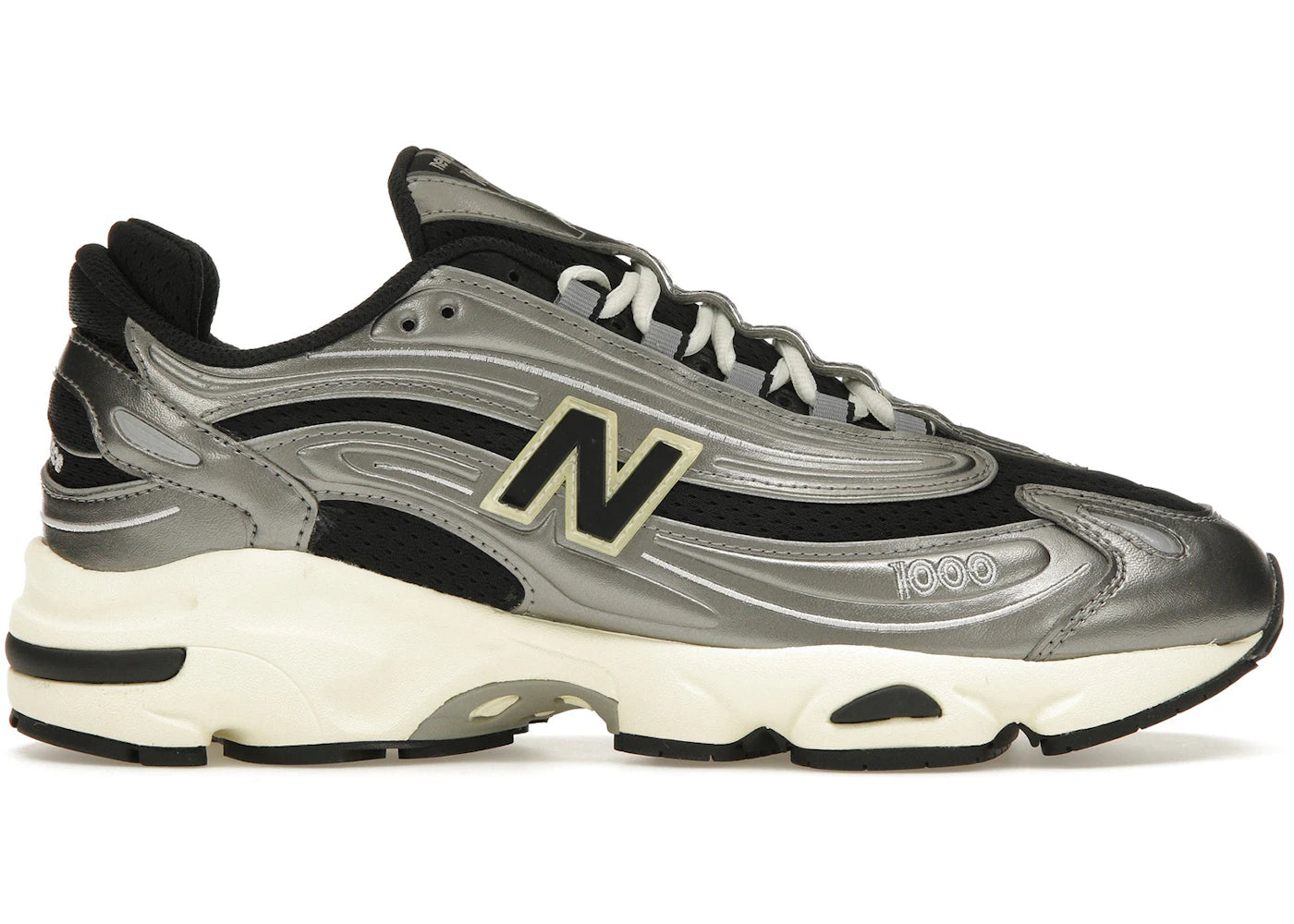 new balance 1000 silver metallic