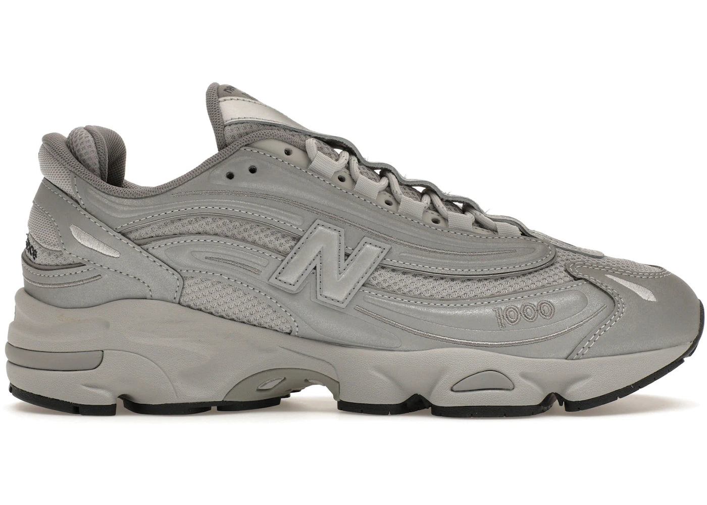 new balance 1000 silver reflective