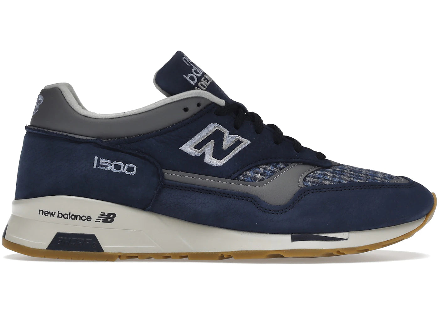 New Balance 1500 Miuk Navy Grey Harris Tweed