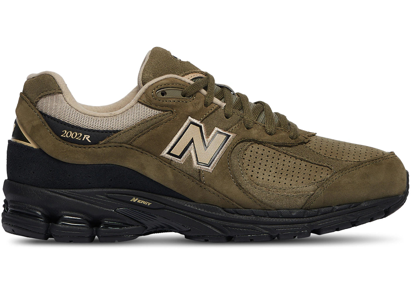 New Balance 2002R Olive Green Black