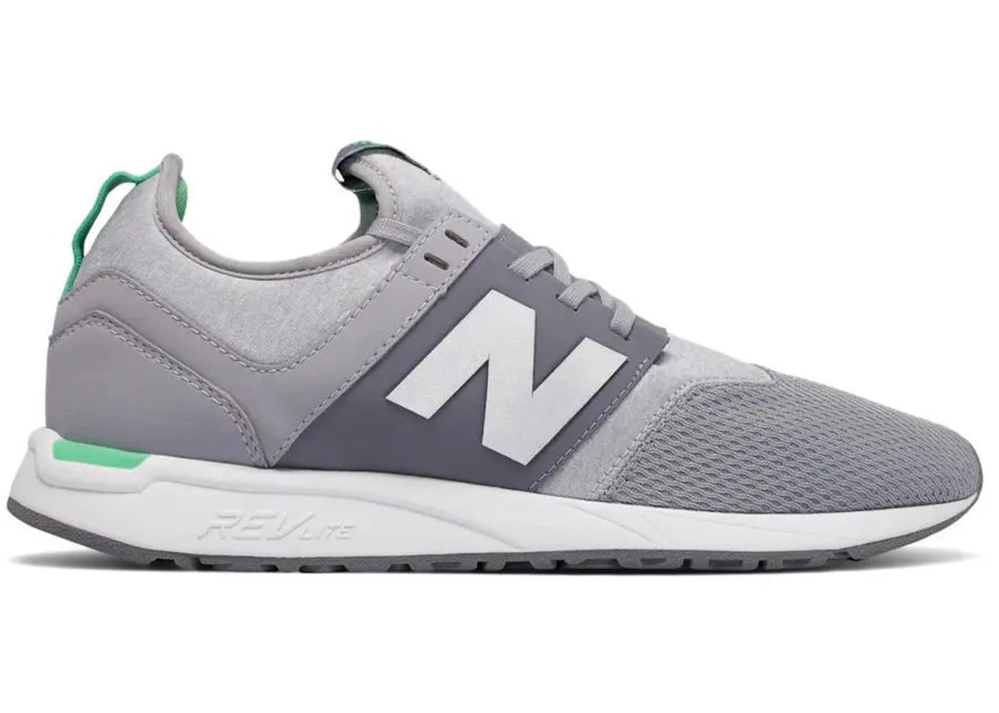 New Balance 247 Silver Mink Vivid Jade (Women'S)