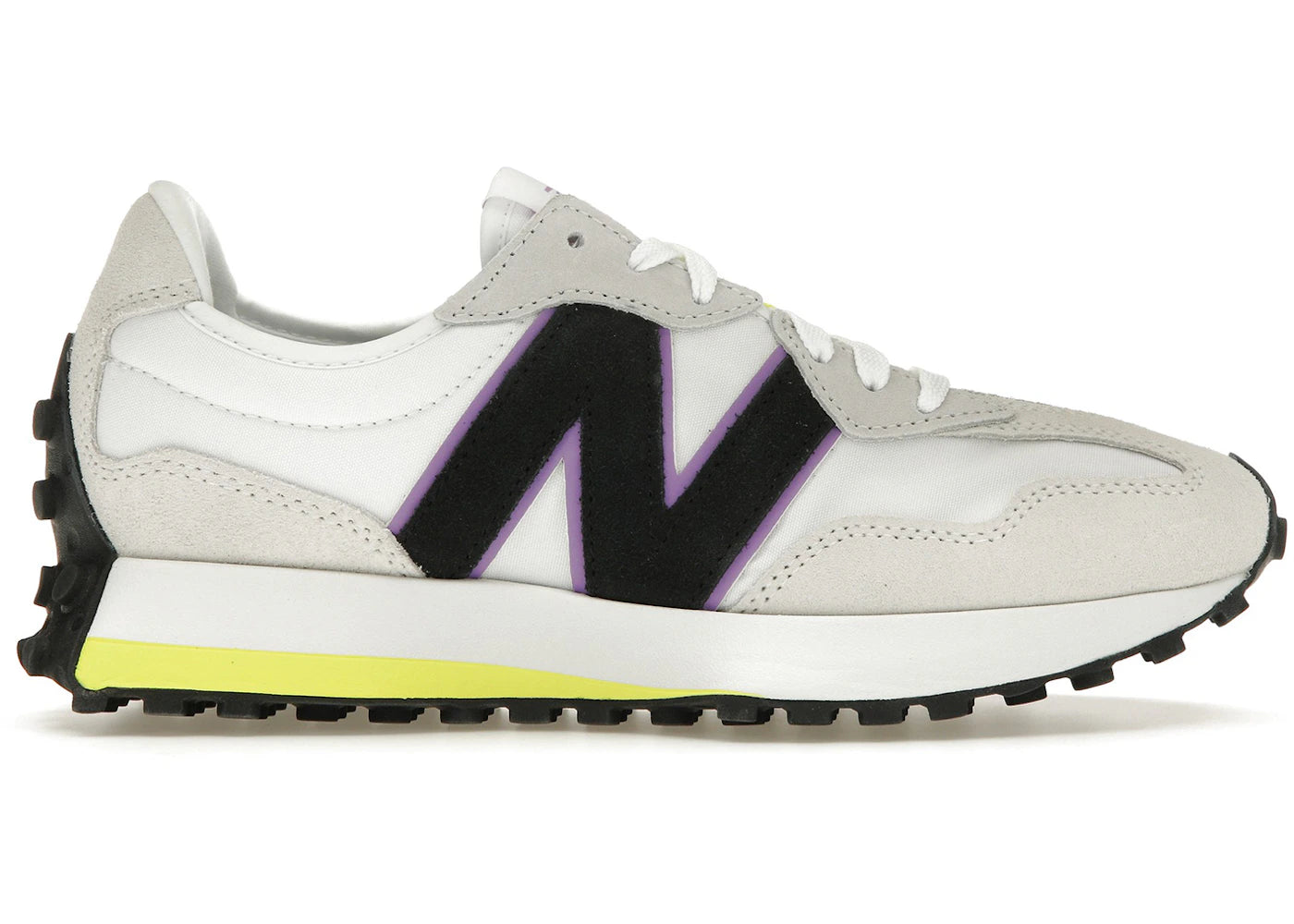 New Balance 327 Grey White Reflection Yellow (Women'S)