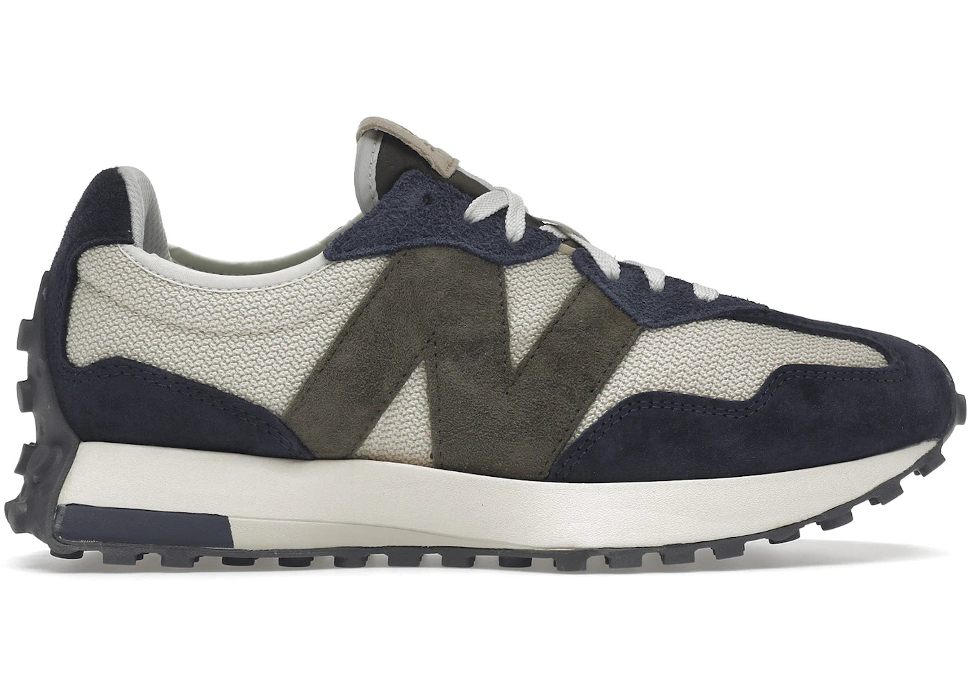 New Balance 327 Navy Bone Olive