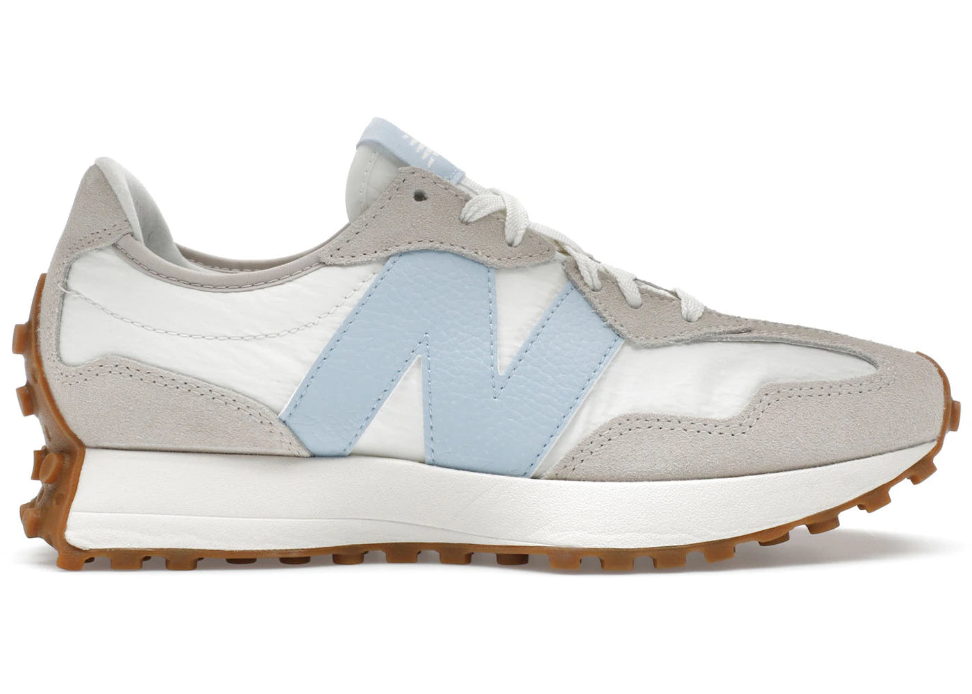 New Balance 327 Timberwolf Sea Salt Light Chrome Blue (Women'S)