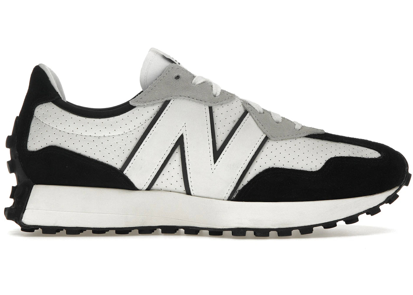New Balance 327 White Black Grey