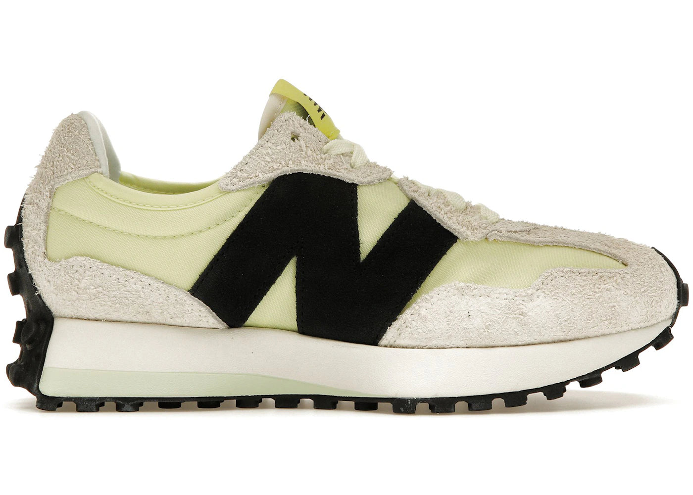 New Balance 327 White Black Grey Yellow (Women'S)