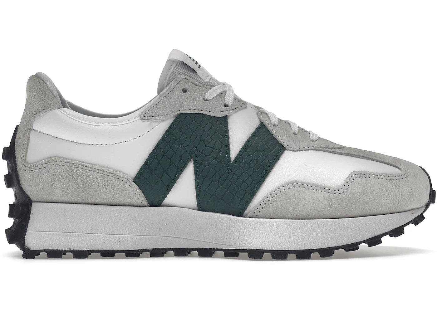 New Balance 327 White Nightwatch Green (Women'S)